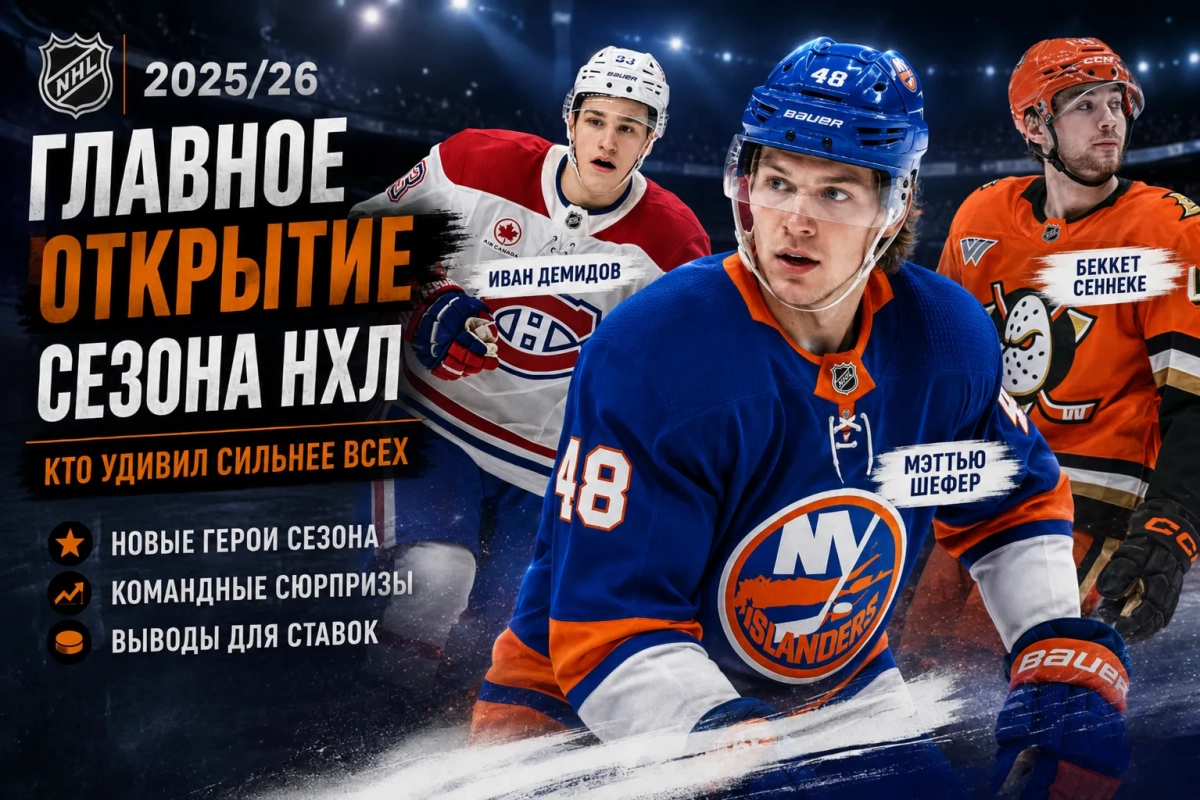 Главное открытие сезона НХЛ 2025/26