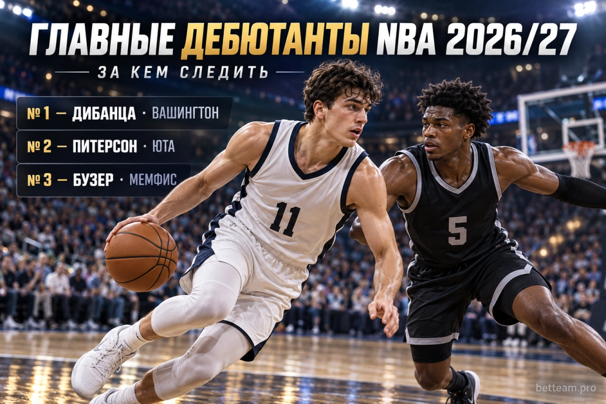 Главные дебютанты NBA 2026/27: за кем следить
