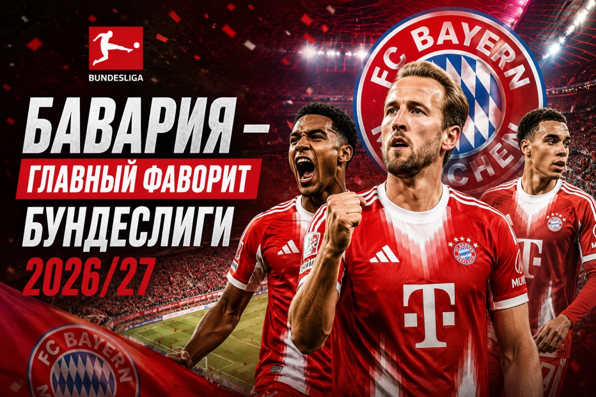 Бавария &mdash; главный фаворит Бундеслиги 2026/27