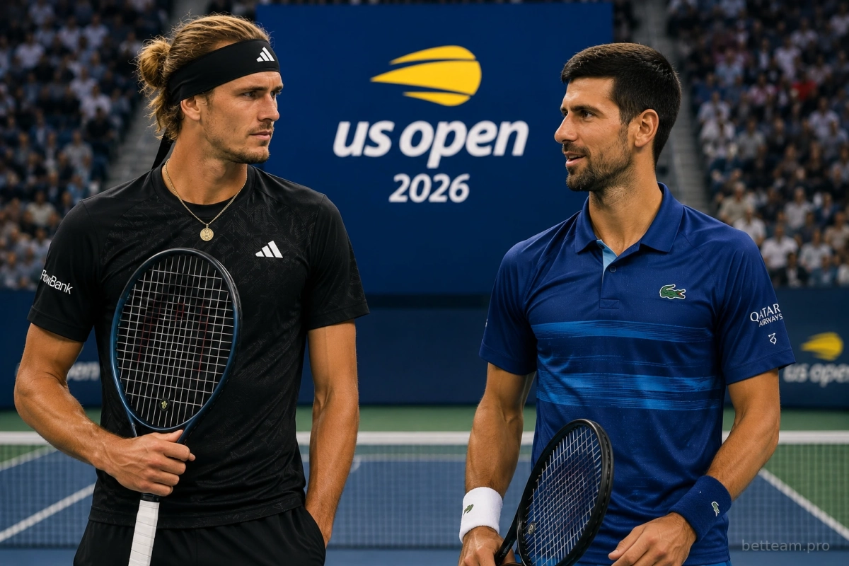 Александр Зверев и Новак Джокович среди фаворитов US Open 2026