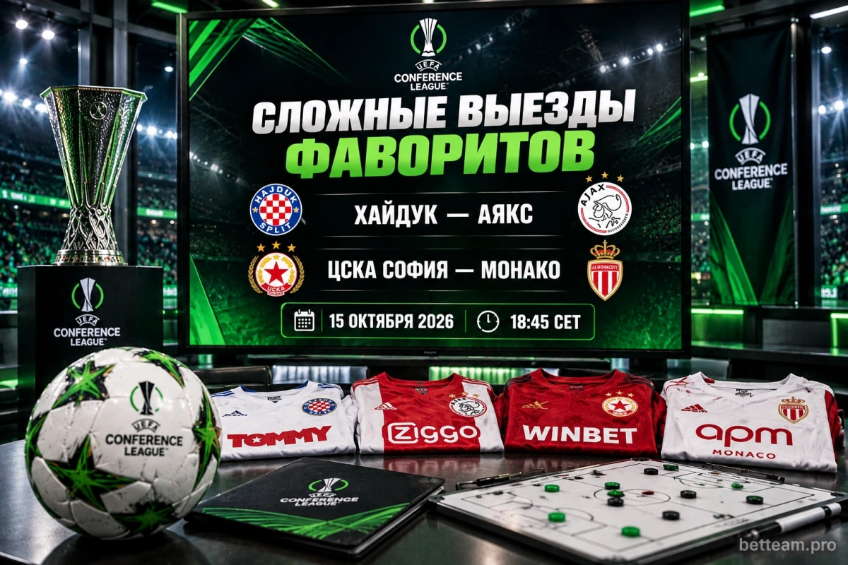 Хайдук &mdash; Аякс и ЦСКА София &mdash; Монако: сложные выезды фаворитов