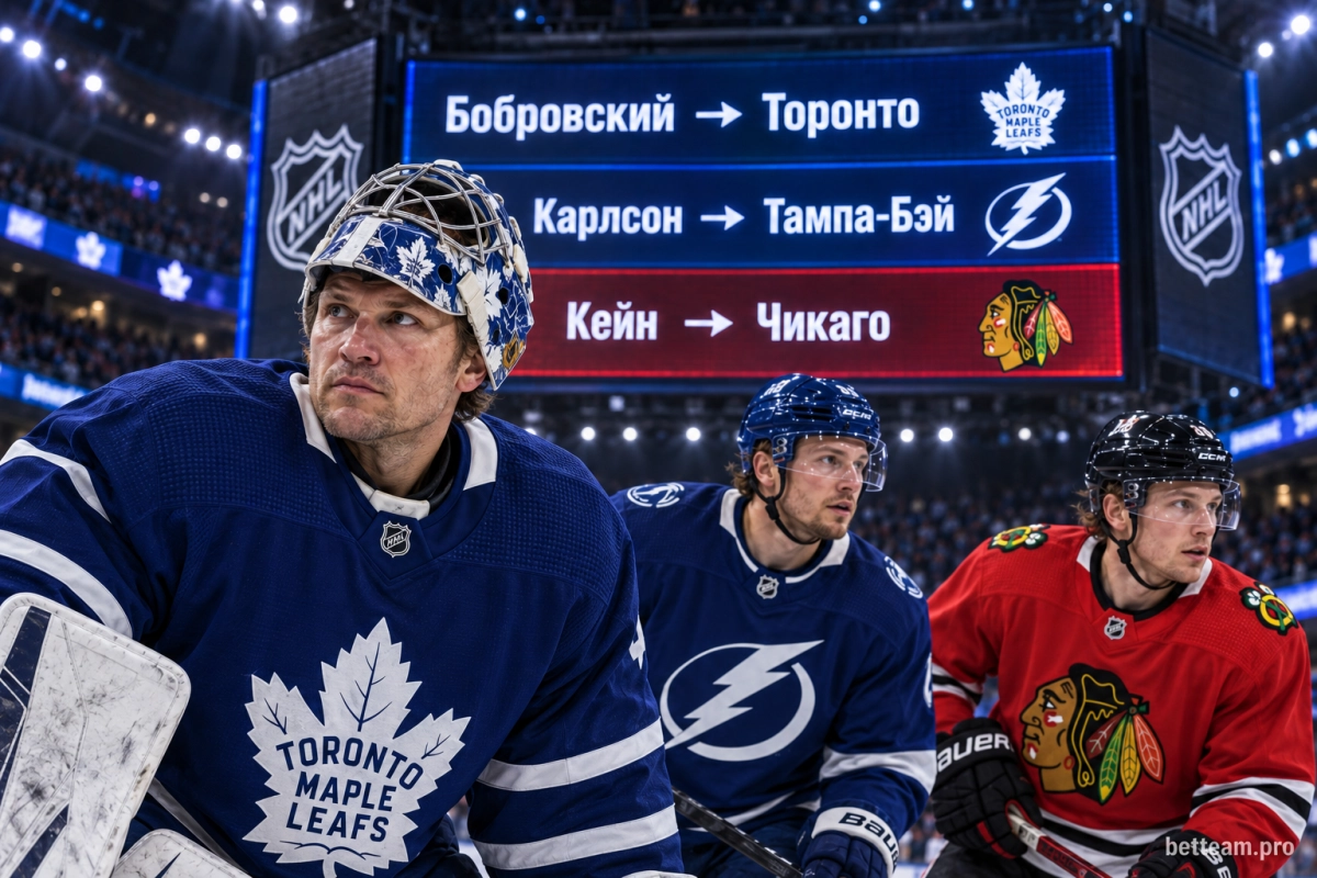 Бобровский и главные подписания свободных агентов NHL 2026