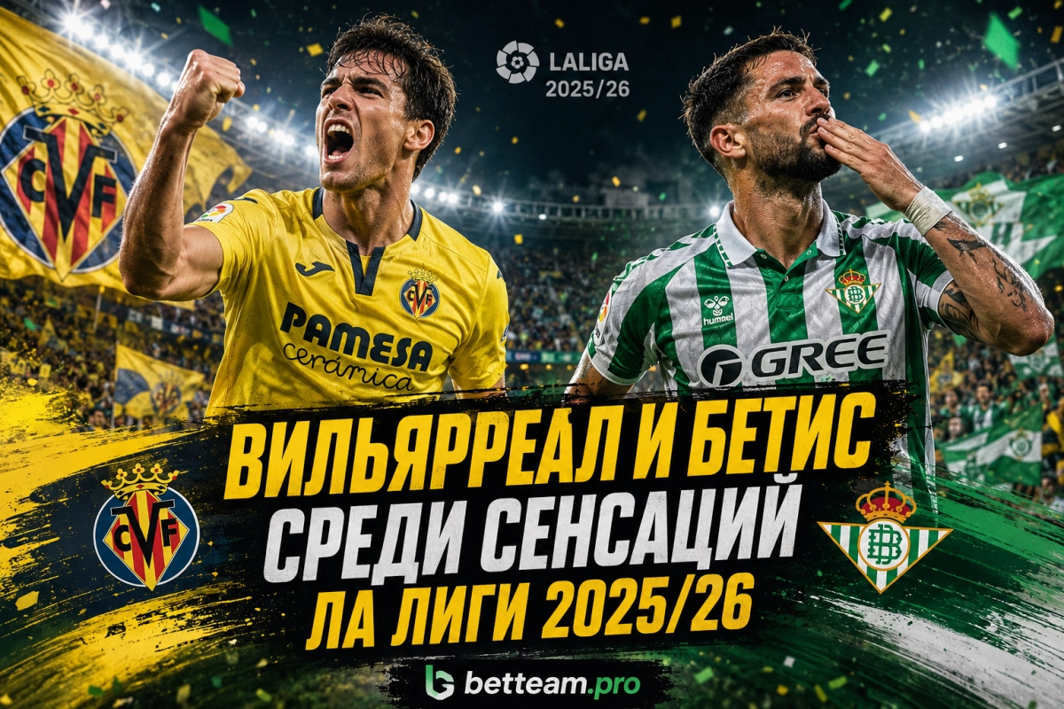 Вильярреал и Бетис среди сенсаций Ла Лиги 2025/26