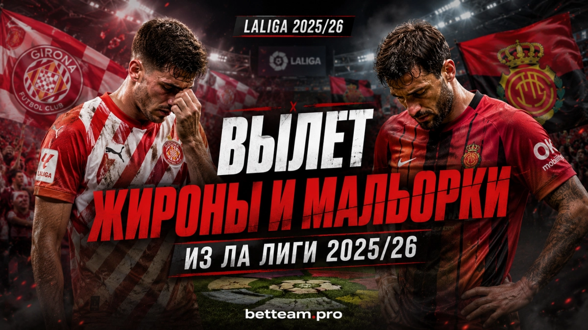 Вылет Жироны и Мальорки из Ла Лиги 2025/26