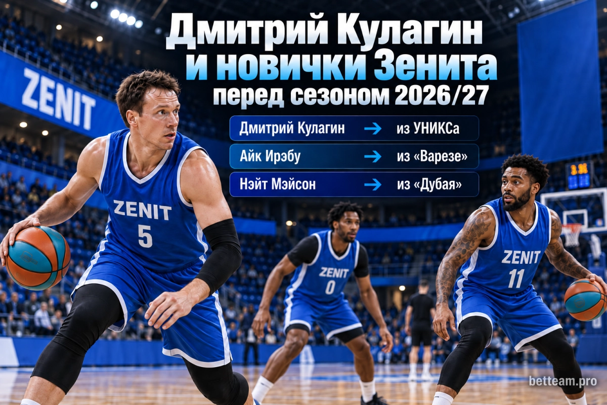 Дмитрий Кулагин и новички Зенита перед сезоном 2026/27