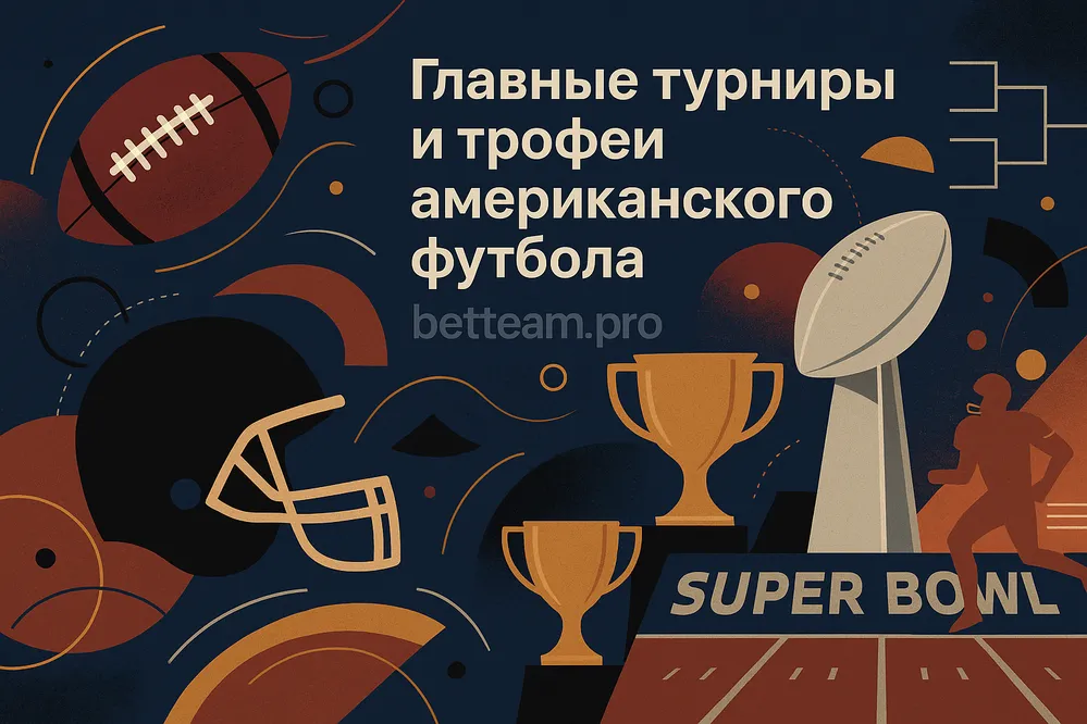 Главные турниры и трофеи американского футбола на Betteam.pro