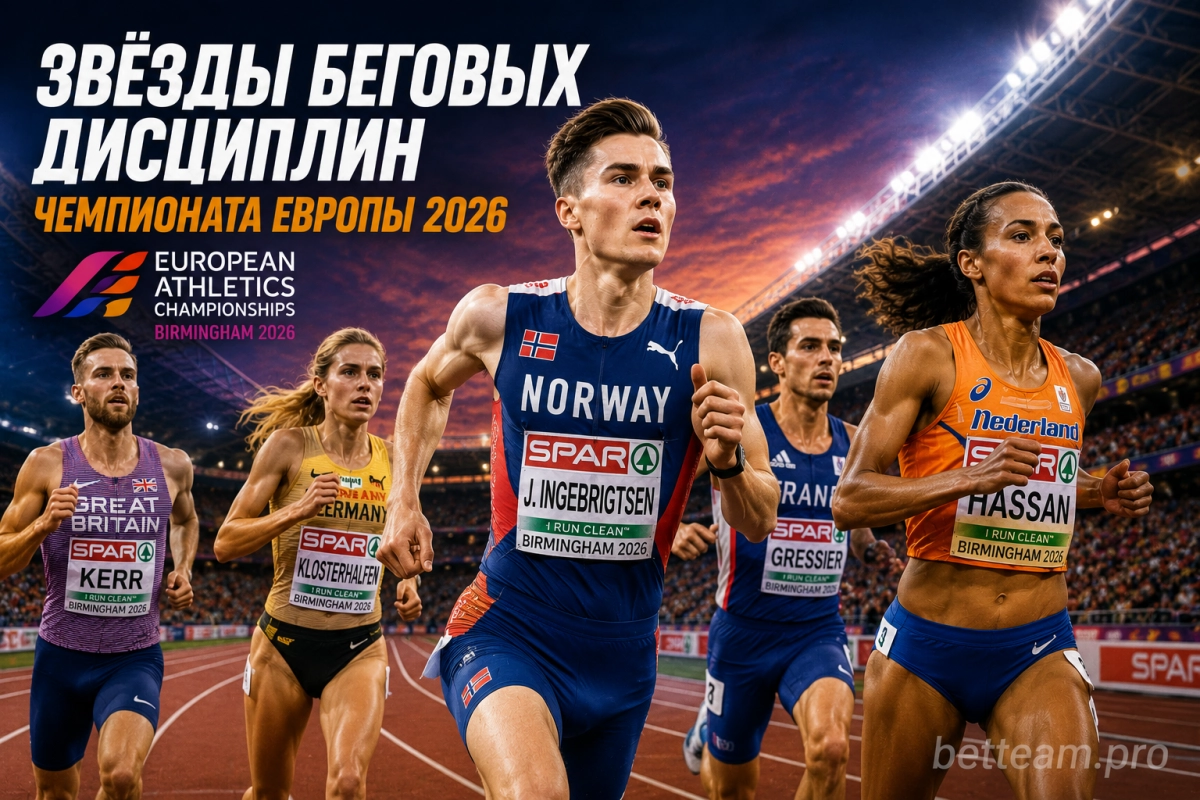 Звёзды беговых дисциплин чемпионата Европы 2026