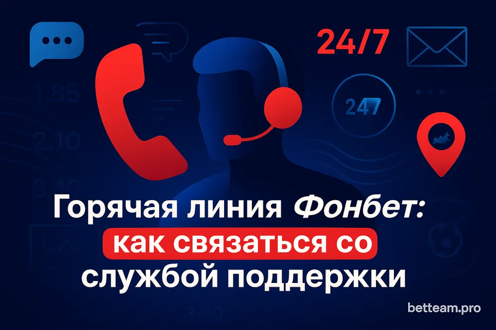 Горячая линия Фонбет &mdash; служба поддержки