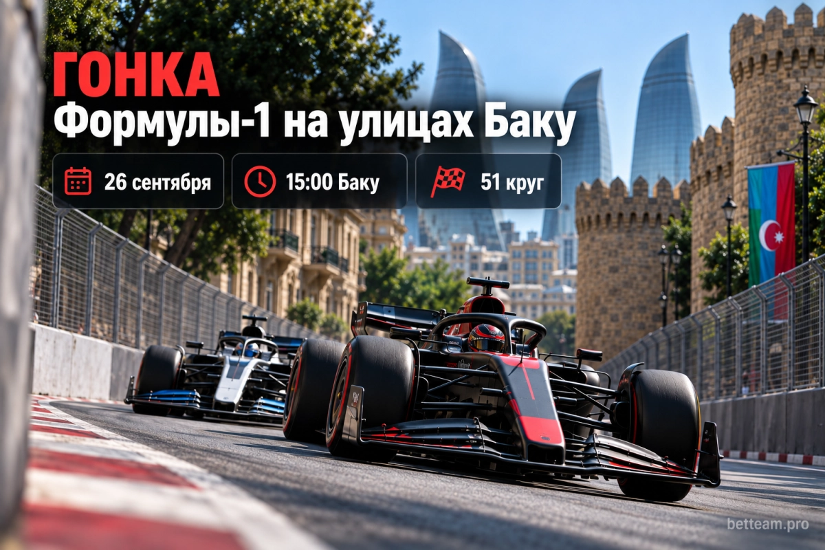 Гонка Формулы-1 на улицах Баку