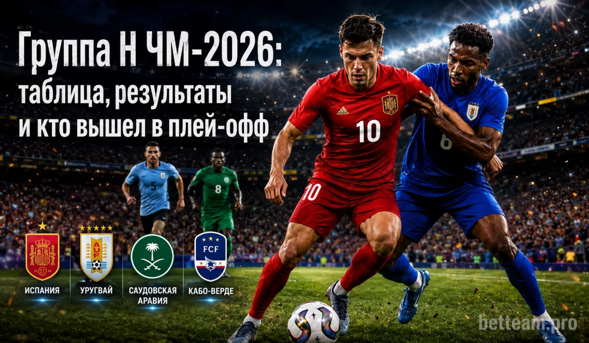 Группа H ЧМ-2026: таблица, результаты и кто вышел в плей-офф