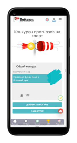 Гайд по сайту Betteam