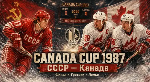 Canada Cup 1987 СССР Канада финал Гретцки Лемье