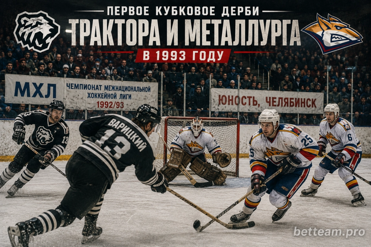 Первое кубковое дерби Трактора и Металлурга в 1993 году