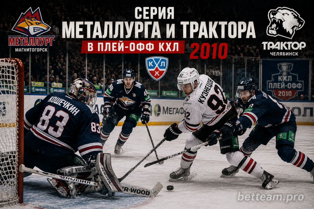 Серия Металлурга и Трактора в плей-офф КХЛ 2010
