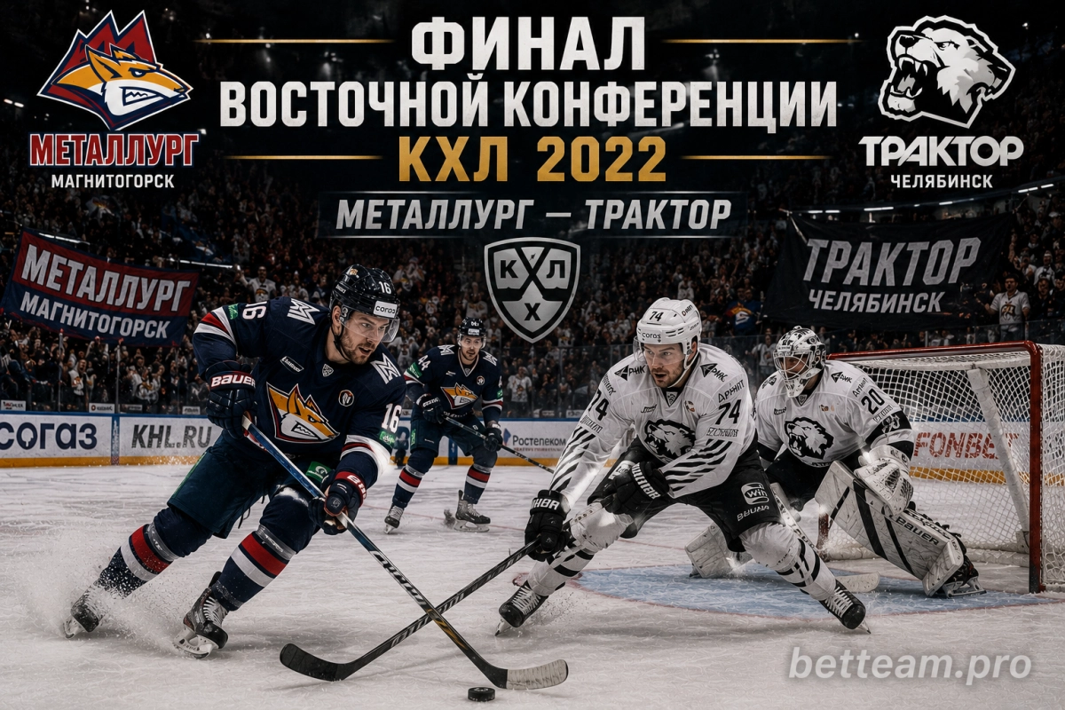 Финал Восточной конференции КХЛ 2022 Металлург &mdash; Трактор