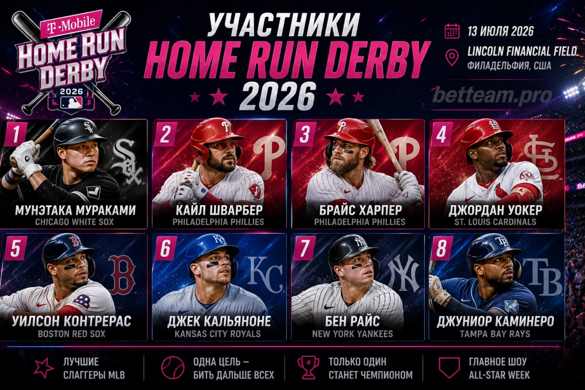 Участники Home Run Derby 2026