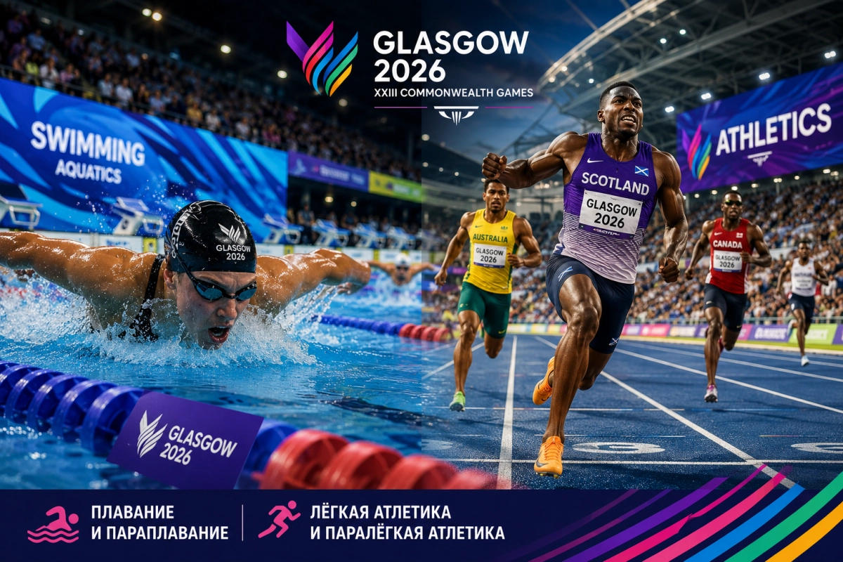 Соревнования по плаванию и лёгкой атлетике на Играх Содружества 2026