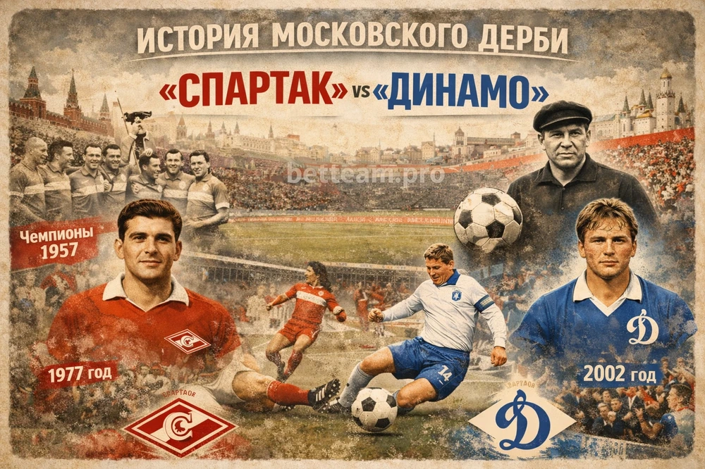 История Московского дерби: Спартак vs Динамо