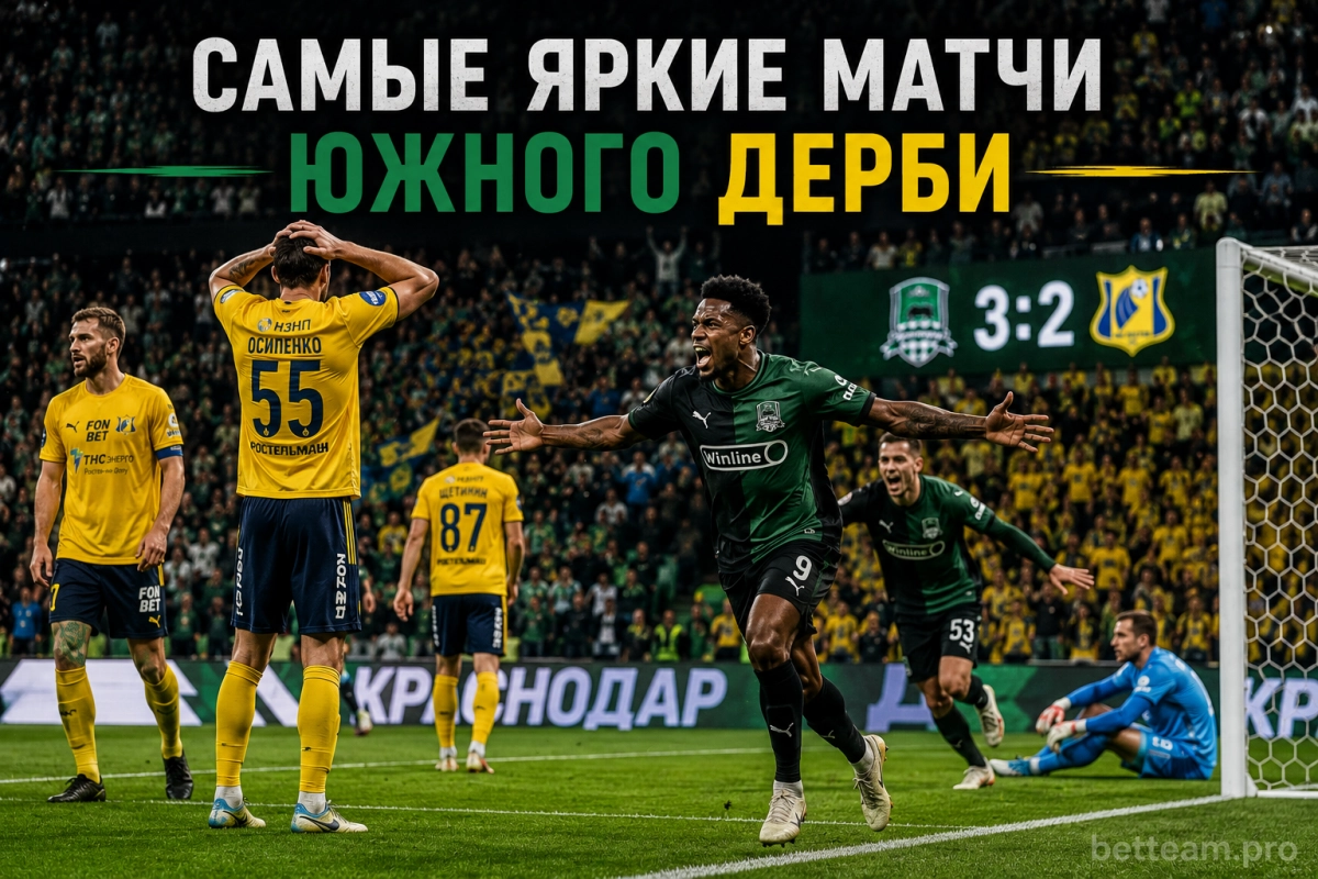 Самые яркие матчи Южного дерби