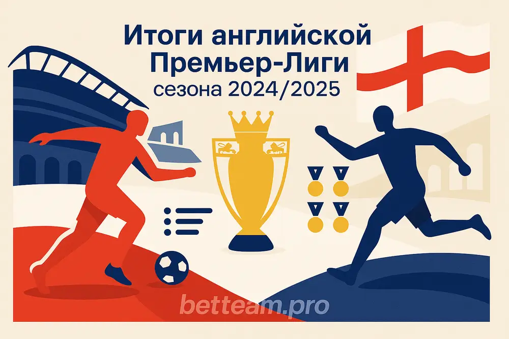 Итоги английской Премьер-Лиги сезона 2024/2025 на Betteam.pro