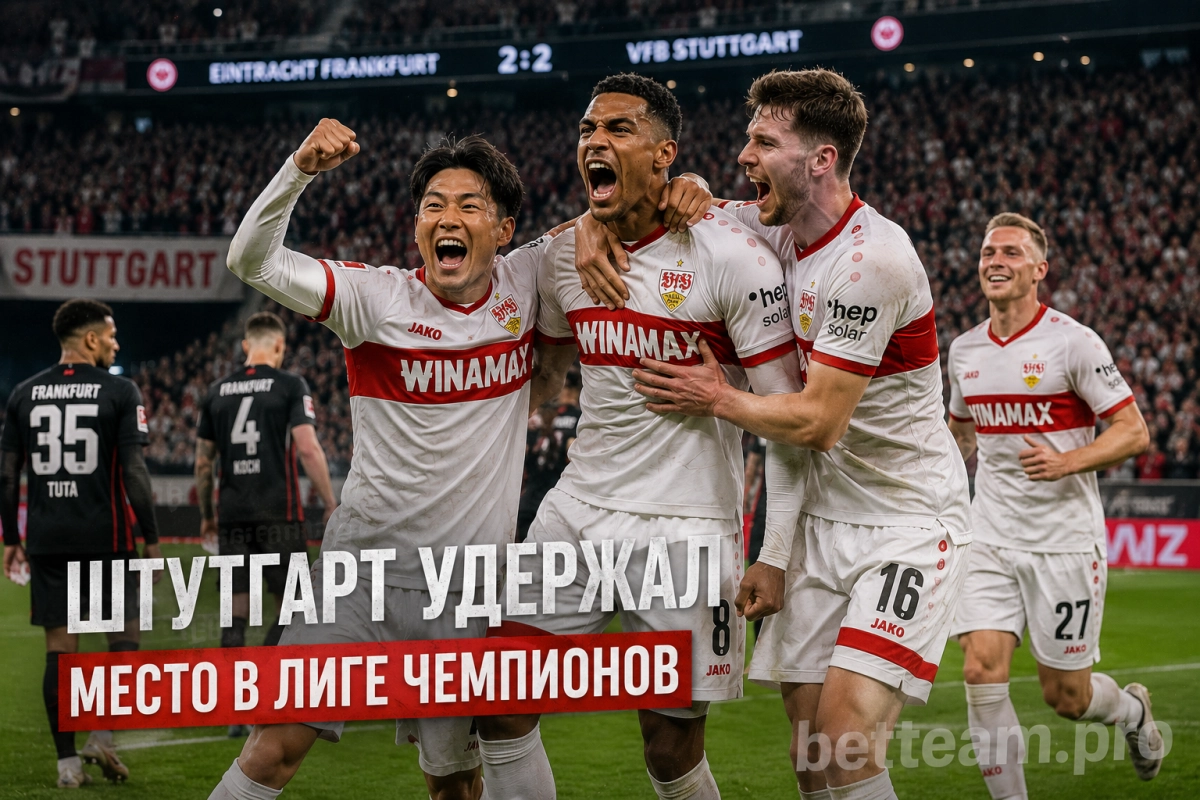 Штутгарт удержал место в Лиге чемпионов