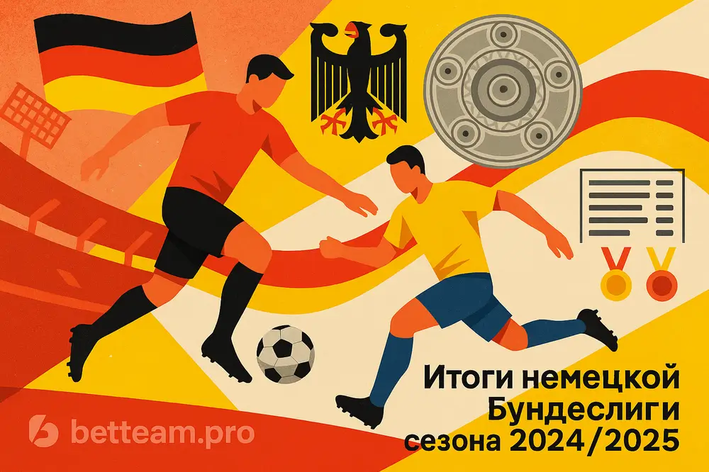 Итоги немецкой Бундеслиги сезона 2024/2025 на Betteam.pro