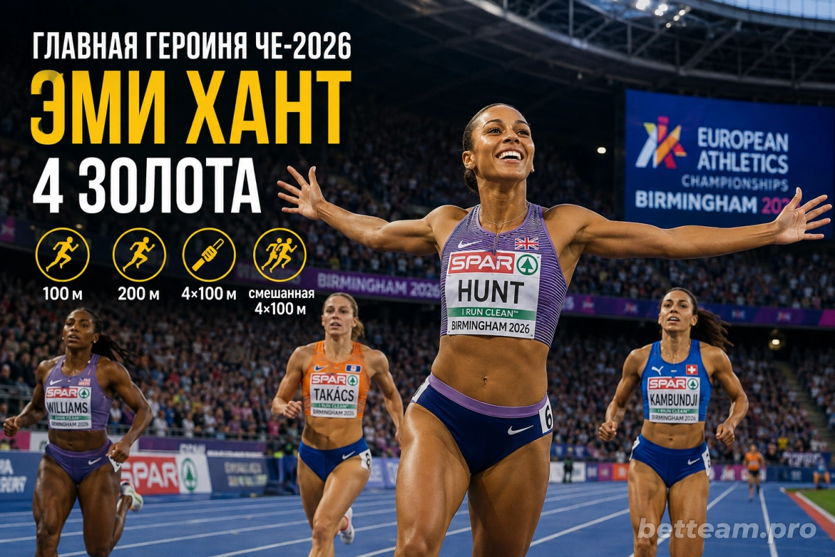 Главные чемпионы Европы по лёгкой атлетике 2026