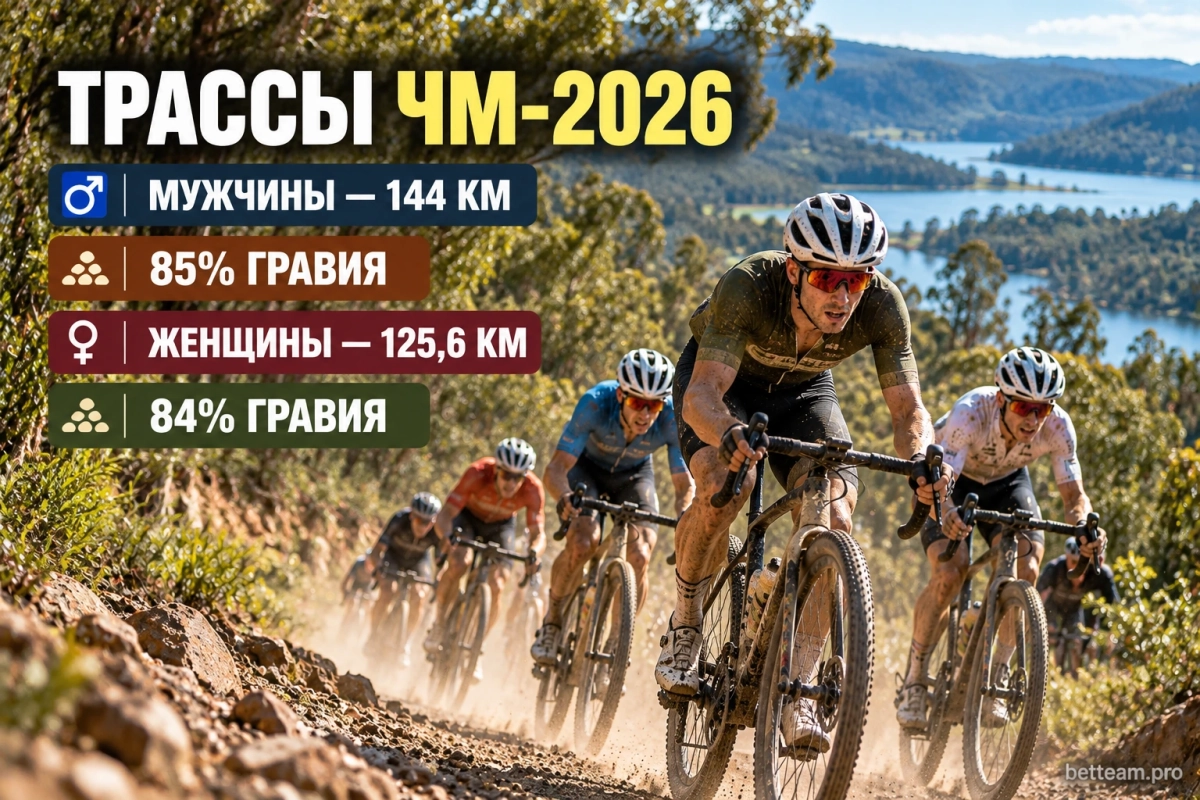 Маршруты и особенности ЧМ по гравийному велоспорту 2026