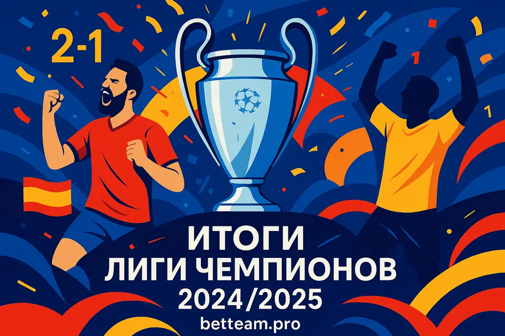 Итоги Лиги Чемпионов 2024/2025 на Betteam.pro