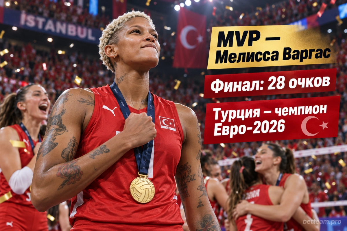 Мелисса Варгас &mdash; лучший игрок женского Евро-2026