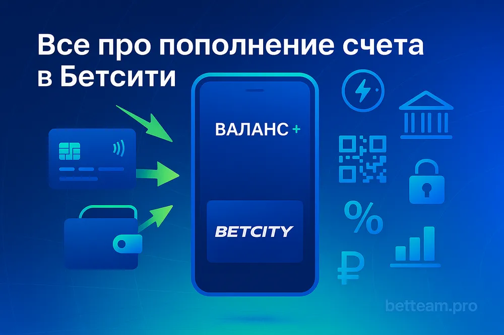Как пополнить счёт в Бетсити