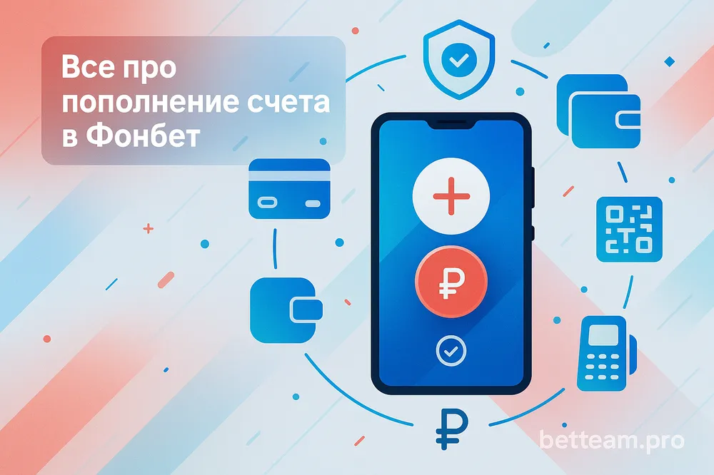 Как пополнить счёт в Фонбет