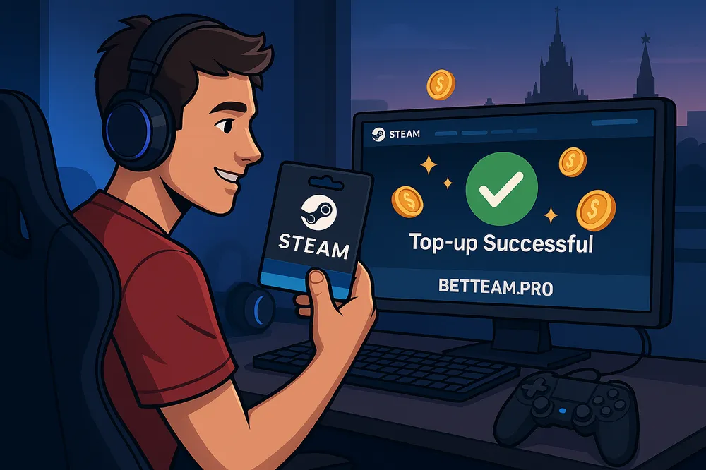 Как пополнить сервис steam в России
