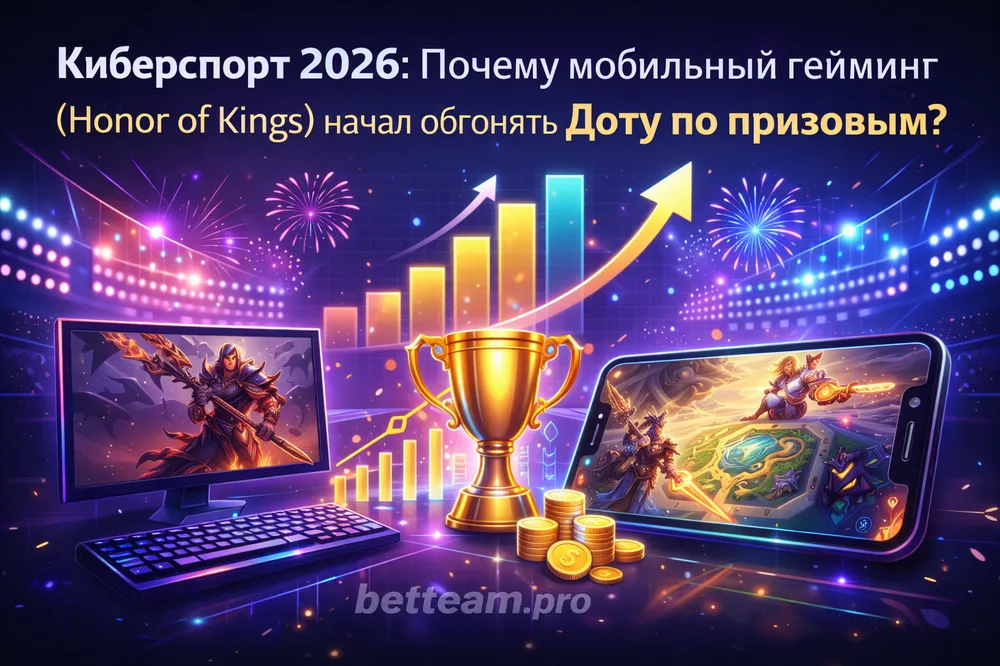 Киберспорт 2026: почему мобильный гейминг начал обгонять Dota 2