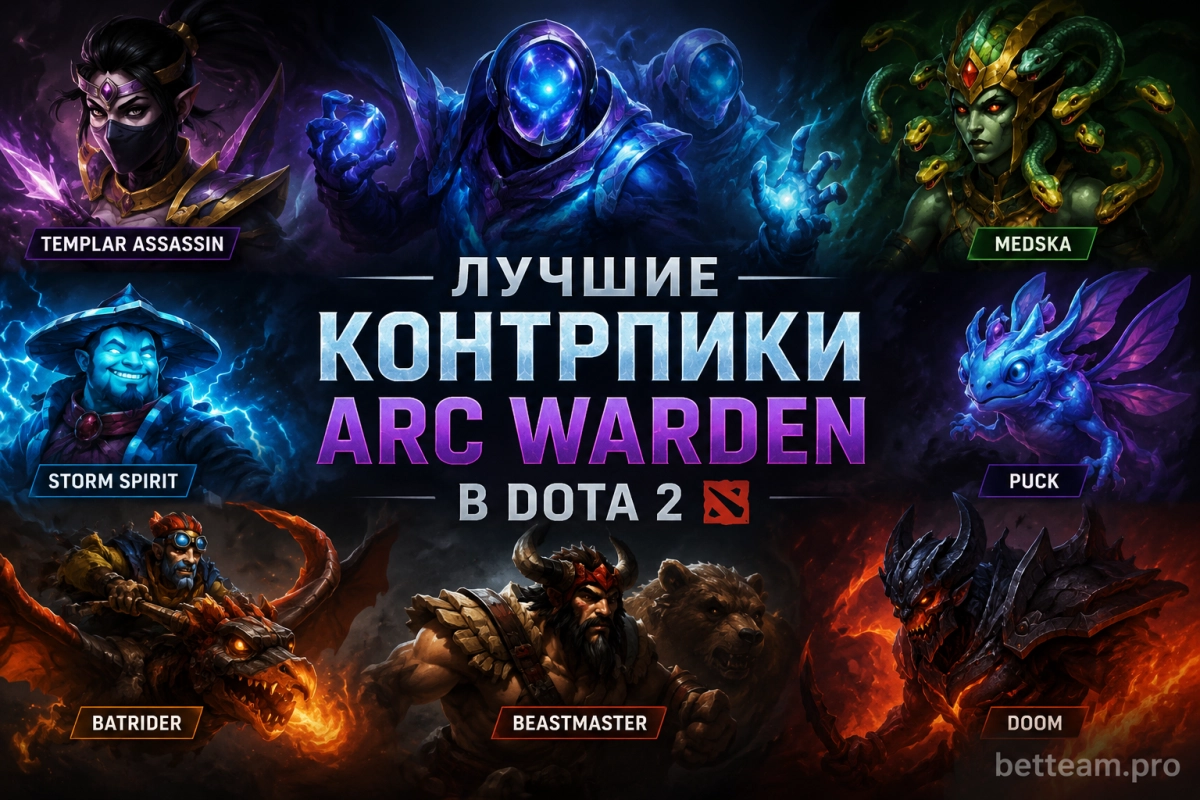 Лучшие контрпики Arc Warden в Dota 2