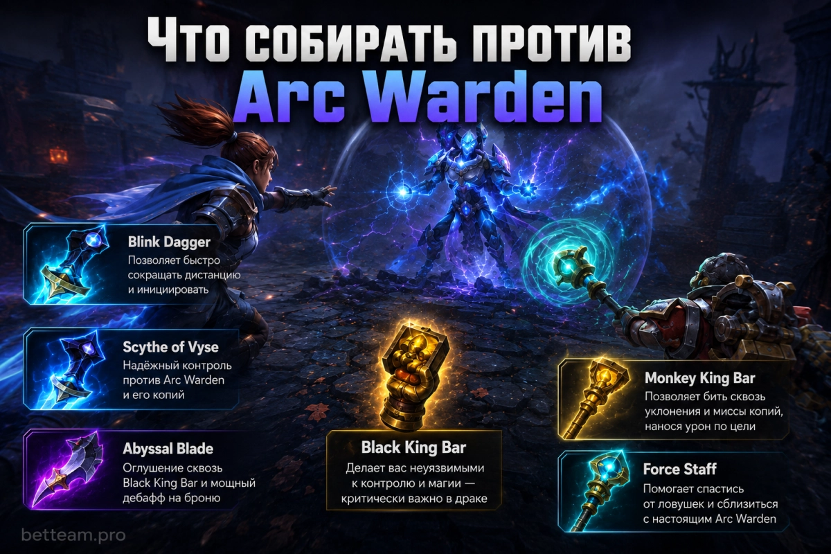 Что собирать и как играть против Arc Warden