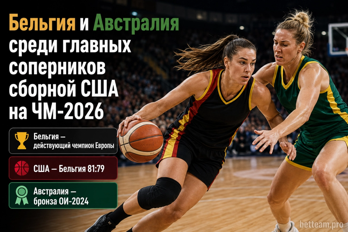 Бельгия и Австралия среди главных соперников сборной США на ЧМ-2026