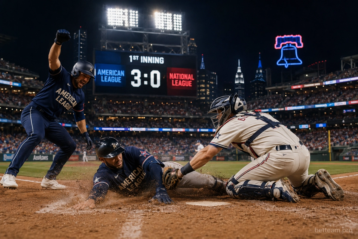 Три рана Американской лиги в первом иннинге Матча всех звёзд MLB 2026