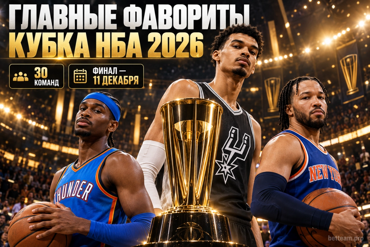 Главные фавориты Кубка НБА 2026