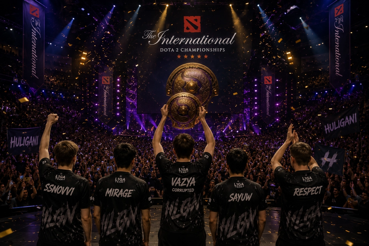 HULIGANI на сцене The International 2026