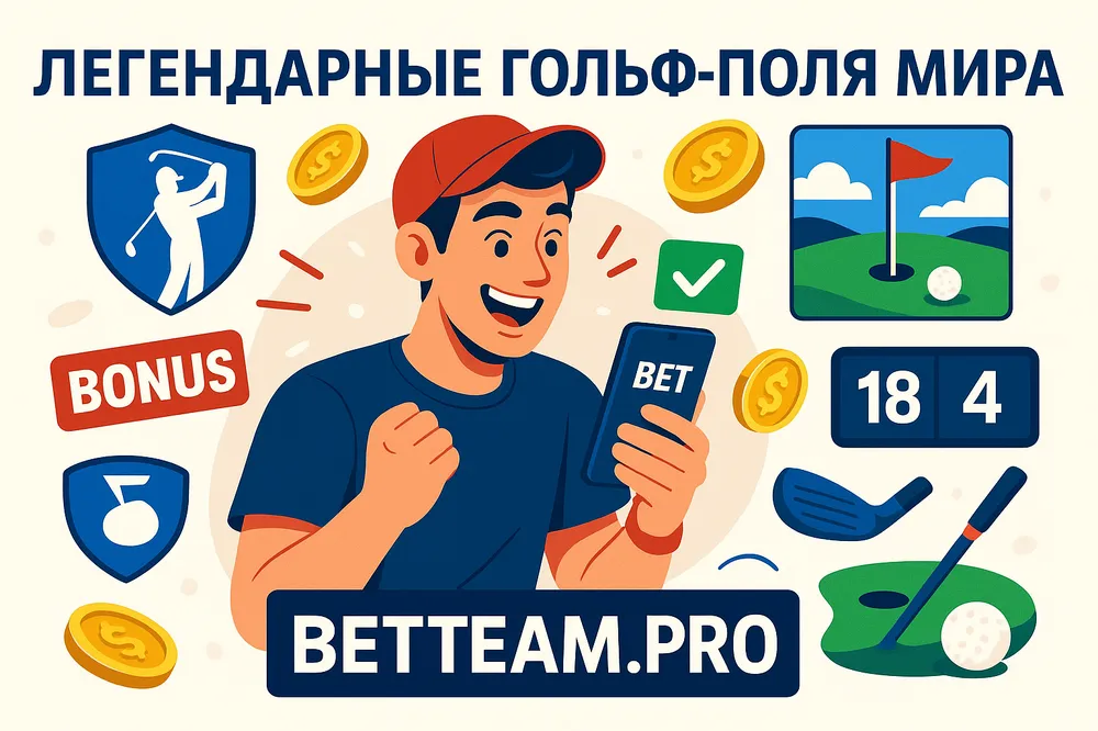 Легендарные гольф-поля мира на Betteam.pro