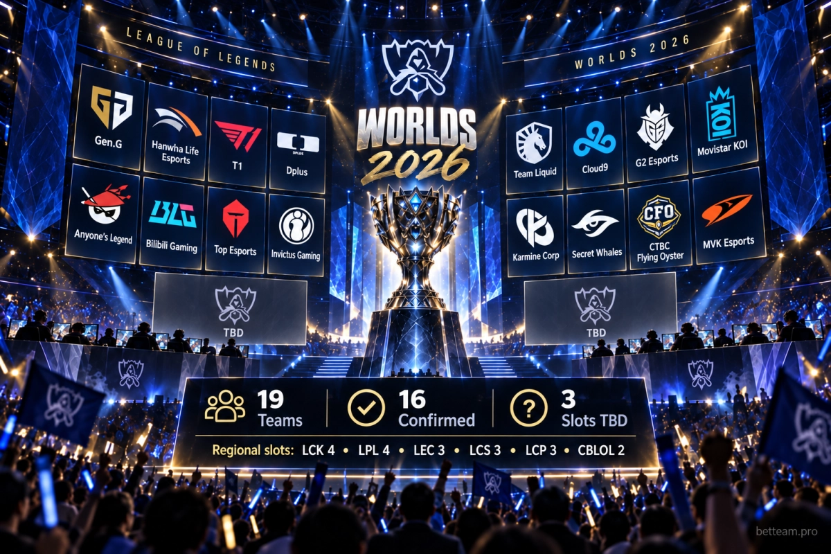 Участники League of Legends World Championship 2026