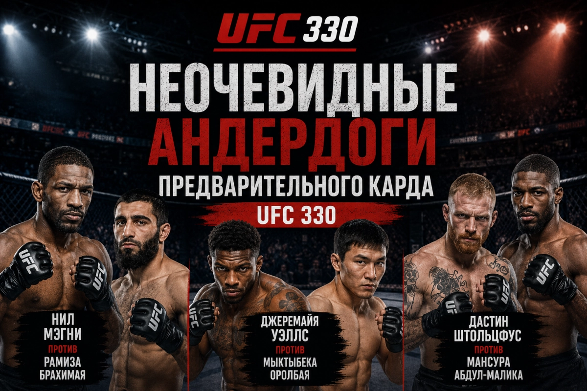 Неочевидные андердоги предварительного карда UFC 330