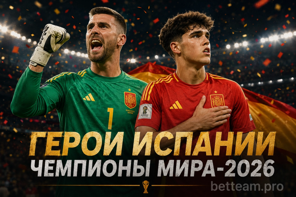 Унаи Симон и Пау Кубарси &mdash; герои сборной Испании на ЧМ-2026