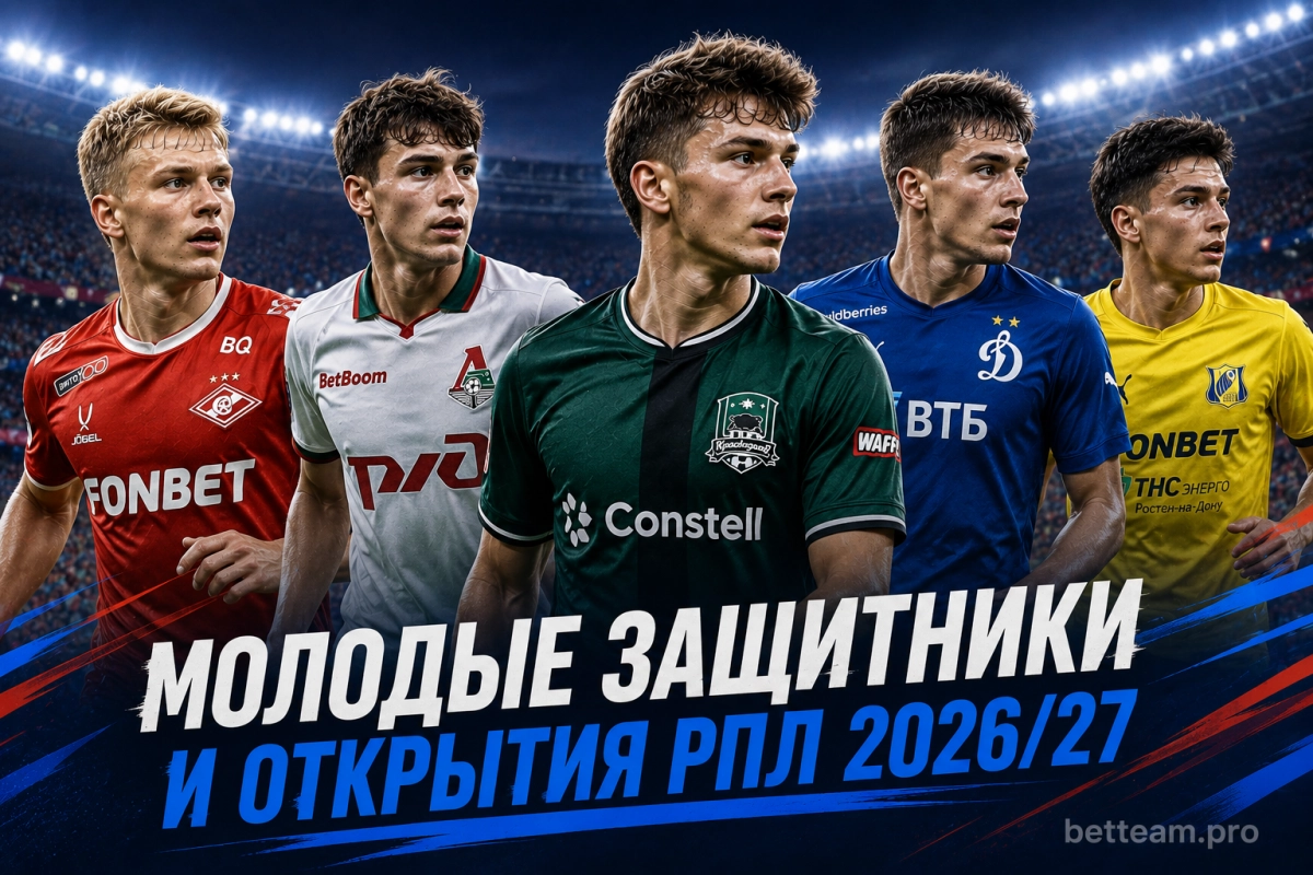 Молодые защитники и открытия РПЛ 2026/27