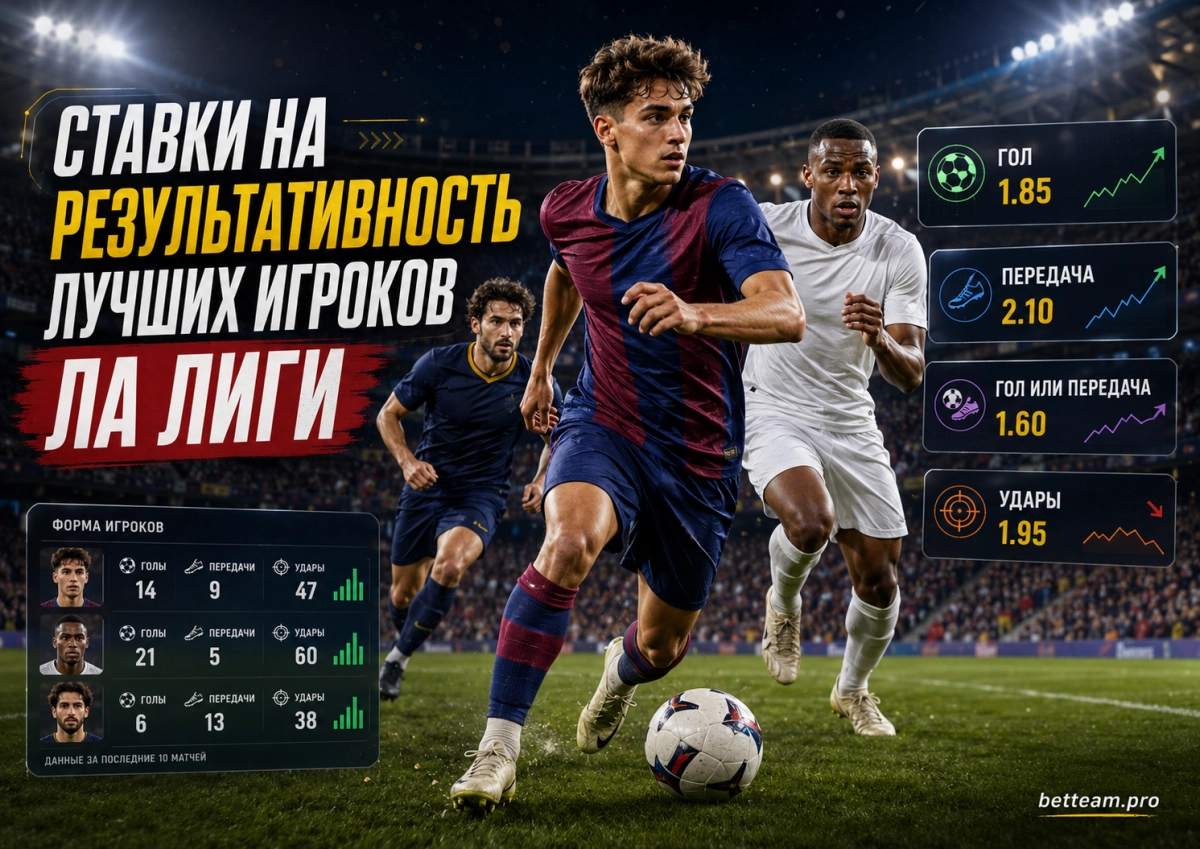 Ставки на результативность лучших игроков Ла Лиги
