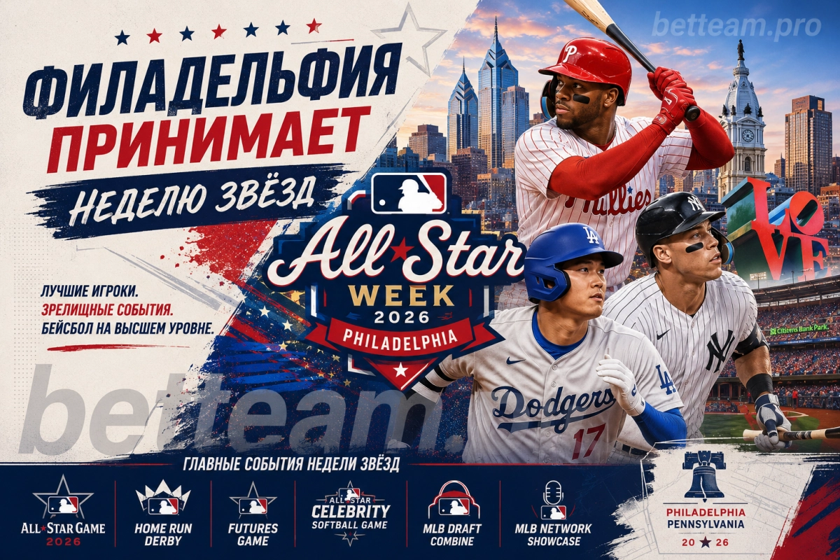 Филадельфия принимает неделю звёзд MLB 2026