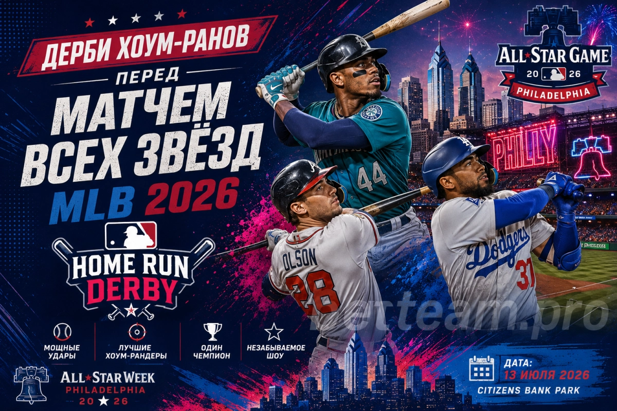 Дерби хоум-ранов перед Матчем всех звёзд MLB 2026
