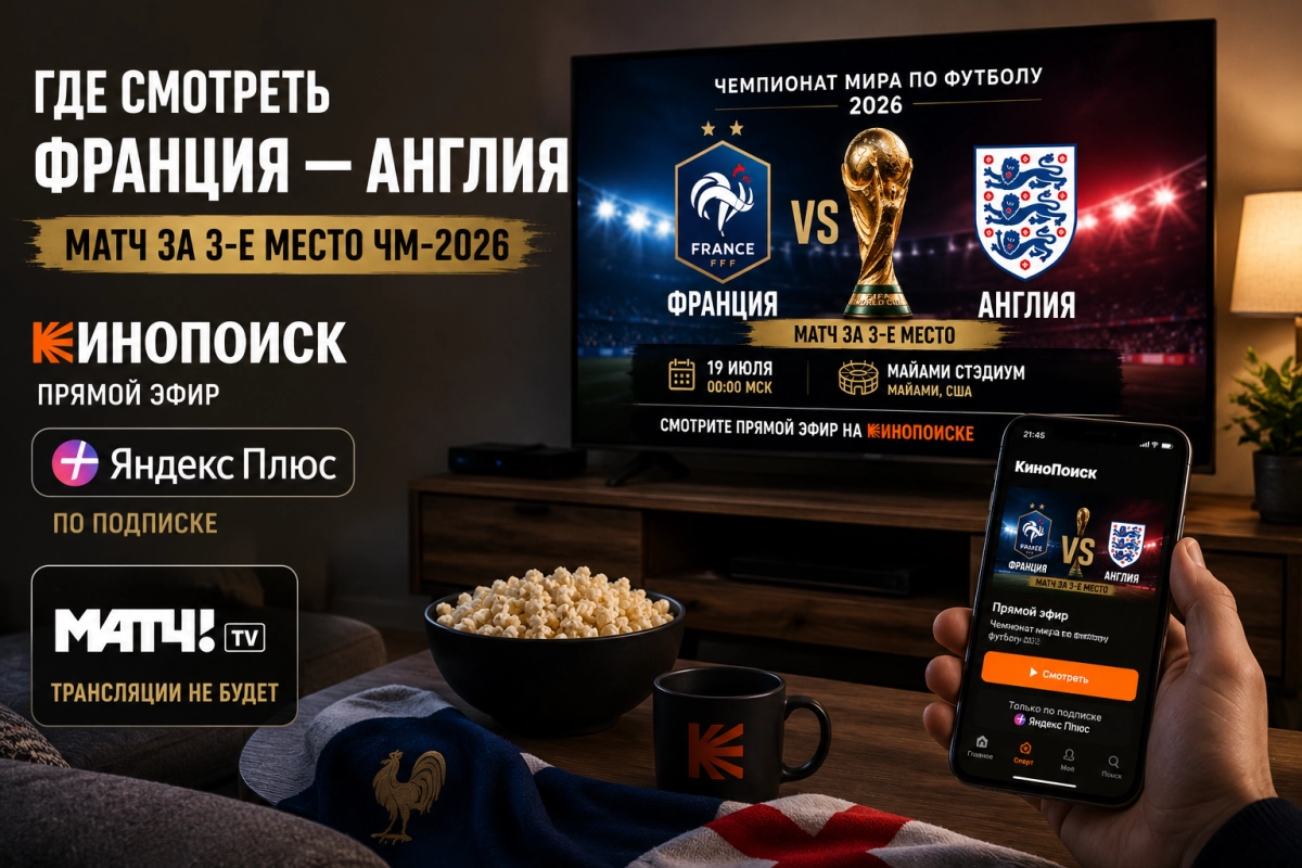 Где смотреть матч Франция &mdash; Англия на ЧМ-2026