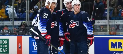 Хоккеисты сборной США U20